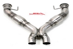3” X-Pipe with Cats Natural Stainless Steel